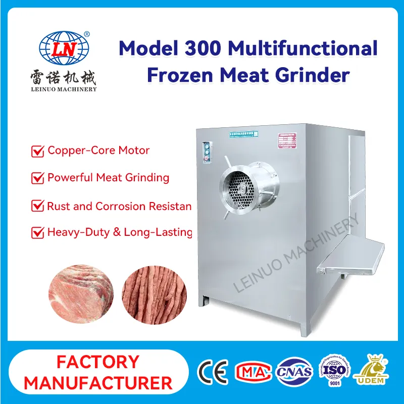 The fully automatic JR-300 large meat grinder is suitable for various requirements of meat products - Meat Grinder - foodmachtech